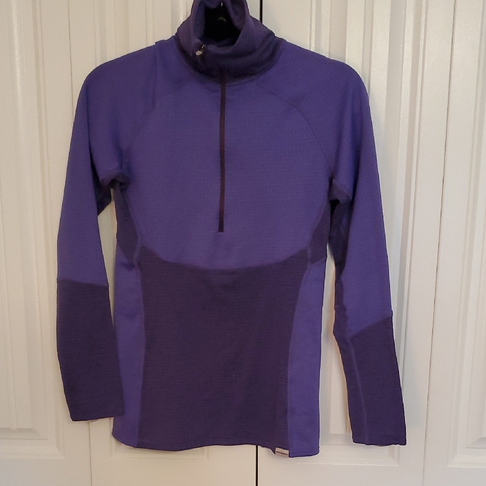 Patagonia Purple Quarter-Zip Women's Small